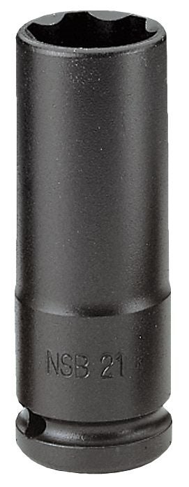 FACOM - NSB - Douilles impact 1/2" longues parois fines 6 pans métriques - NSB.27