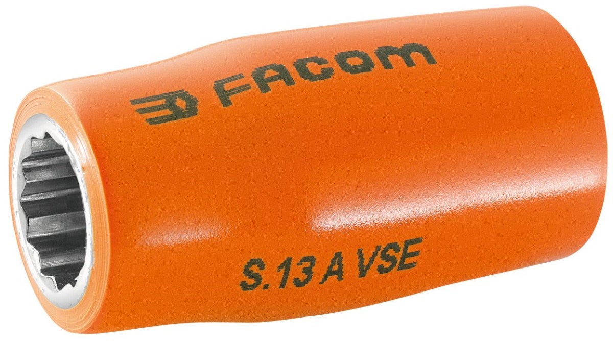FACOM - S.AVSE - Douilles 1/2" 12 pans isolées 1000 Volts série VSE - S.19AVSE