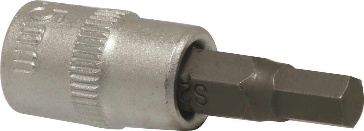 DRAKKAR - Douille tournevis 1/4" avec embout 37mm hexagonal 4mm - 12089